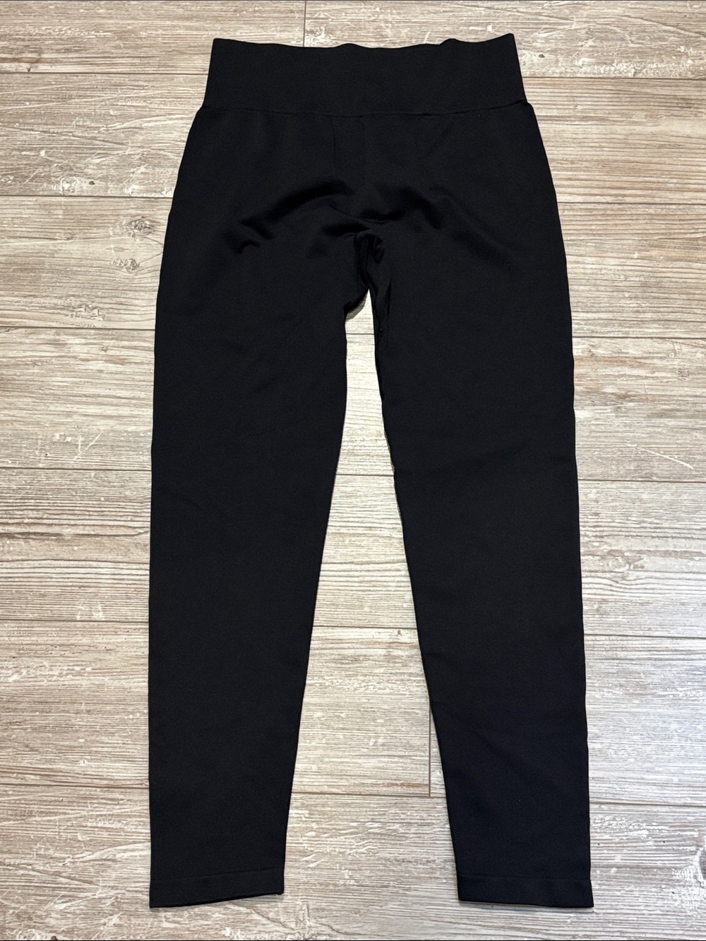 OQQ Women's Black High-Waist Leggings